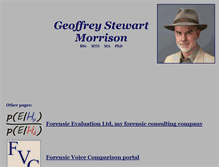 Tablet Screenshot of geoff-morrison.net